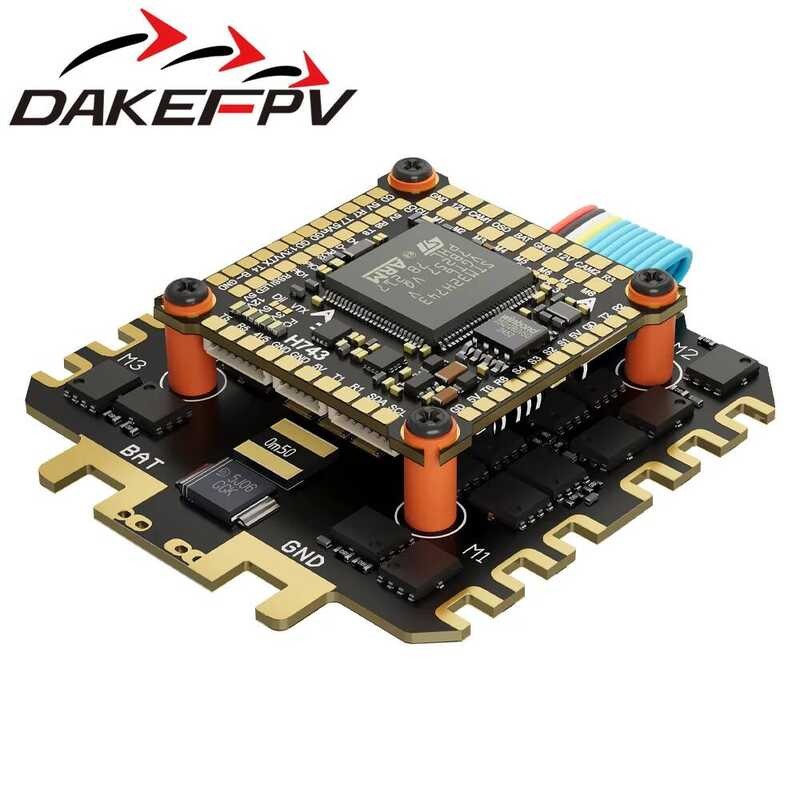 DAKEFPV 8 H743 12S 120A 4In1 8Bit ESC DAKE H7 Flight Controller Stack ...