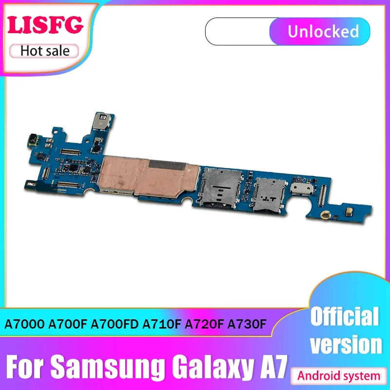 Tt Unlocked Mainboard For Samsung Galaxy A7 A7000 A700.700fd A710f/Fd ...