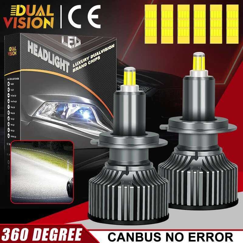 W 360 Led H4 Caus Car 3000W Headlight Bulbs Plug&Play H1 H3 H7 H11 H8 ...