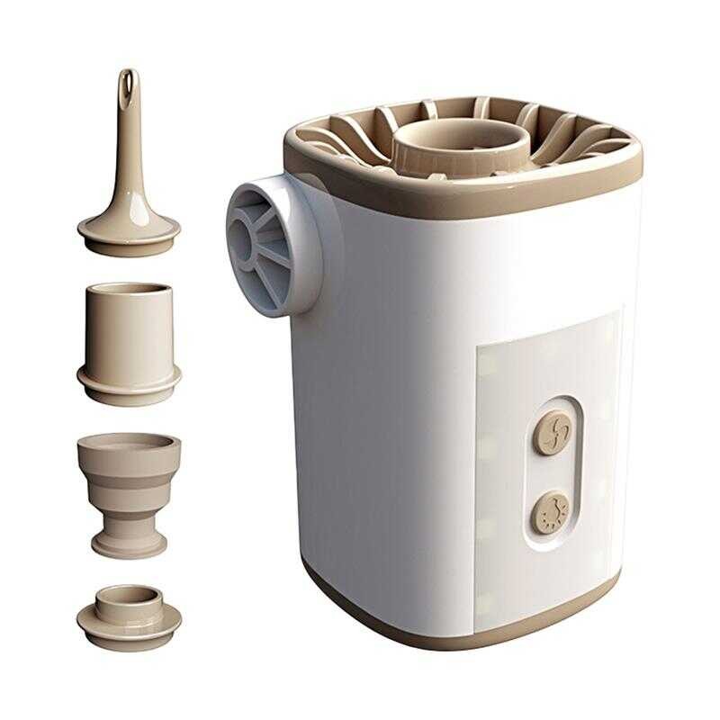 Foeodf 1 Set Camping Inflator Useful Electric Pump Lightweight Vacuum ...
