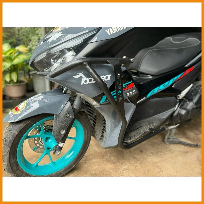 3FER AEROX V1,v2,v3 HALF CRASH GUARD WITH CNC CUT , powder coated ...
