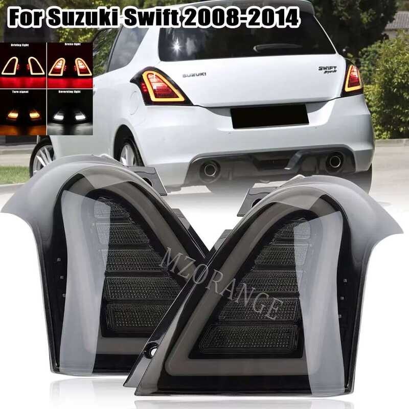 LED Rear Tuning Tail Light 2008 2009 2010 2011 2012 2013 2014 For ...