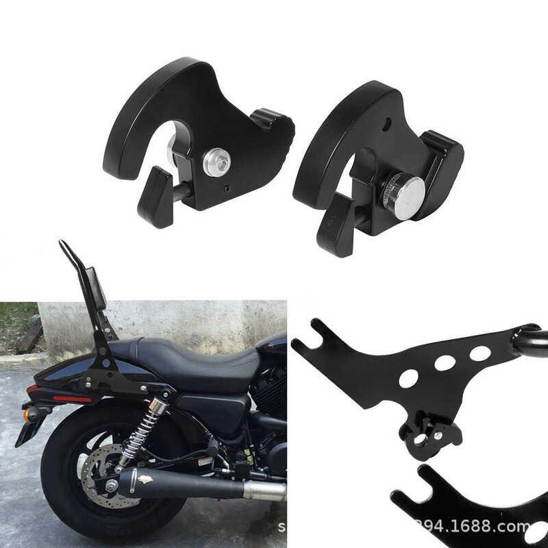 Motorcycle Harley Cruiser Touring Bike Modified Luggage Rack Tail Cargo ...