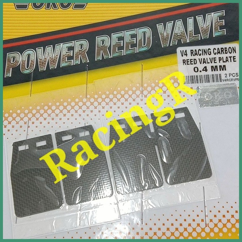 * YAMAHA RXZ Y125Z OKO RACING V FORCE 4 REED VALVE PLATE SET CARBON 0 ...