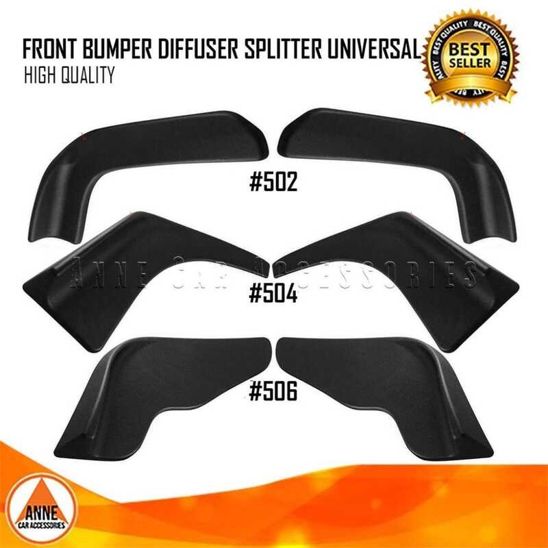 Universal Car Diffuser 502 For Toyota Wigo Front Bumper Lip Splitter ...