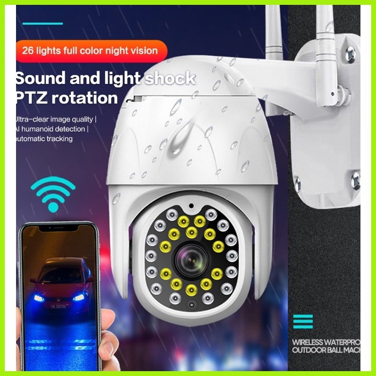 V380 Q10 10 LED IR IP CAM WIFI Wireless Camera Monitor 1080p HD Dome ...