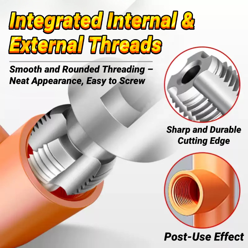 PVC Pipe Threading Tool Kit – 1/2