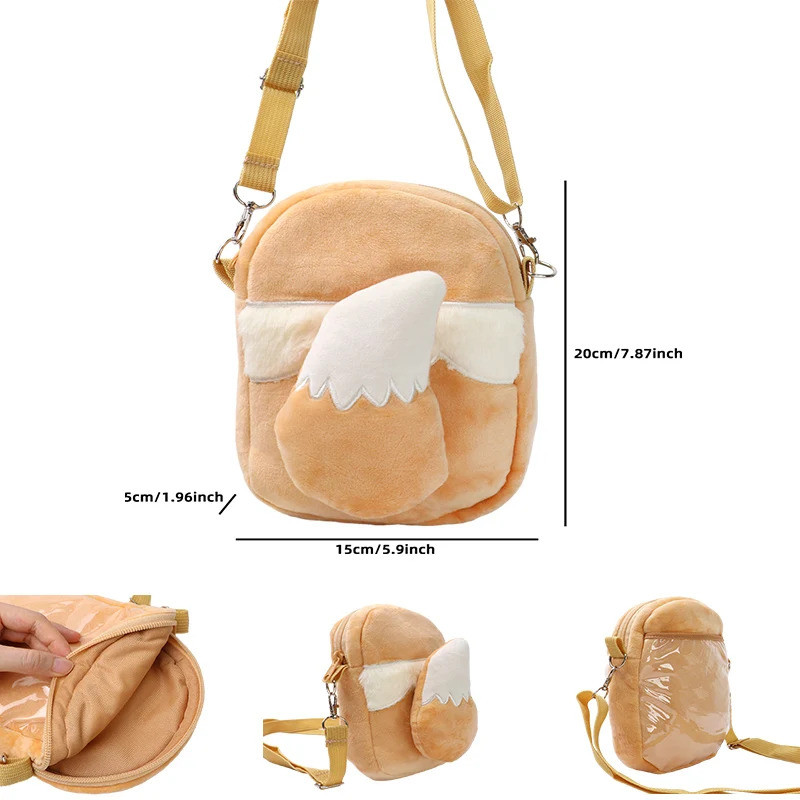 Gengar Mimikyu Snorlax Rowlet Lucario Charmander Plush Backpack Pokemon ...