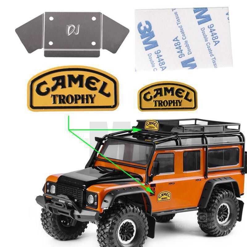 AJRC 1/10 Metal Sticker Camel Trophy Badge LOGO For RC Crawler Car ...