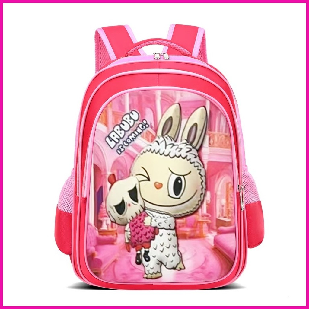 New 16-inch student cartoon backpack labubu style | Shopee Philippines