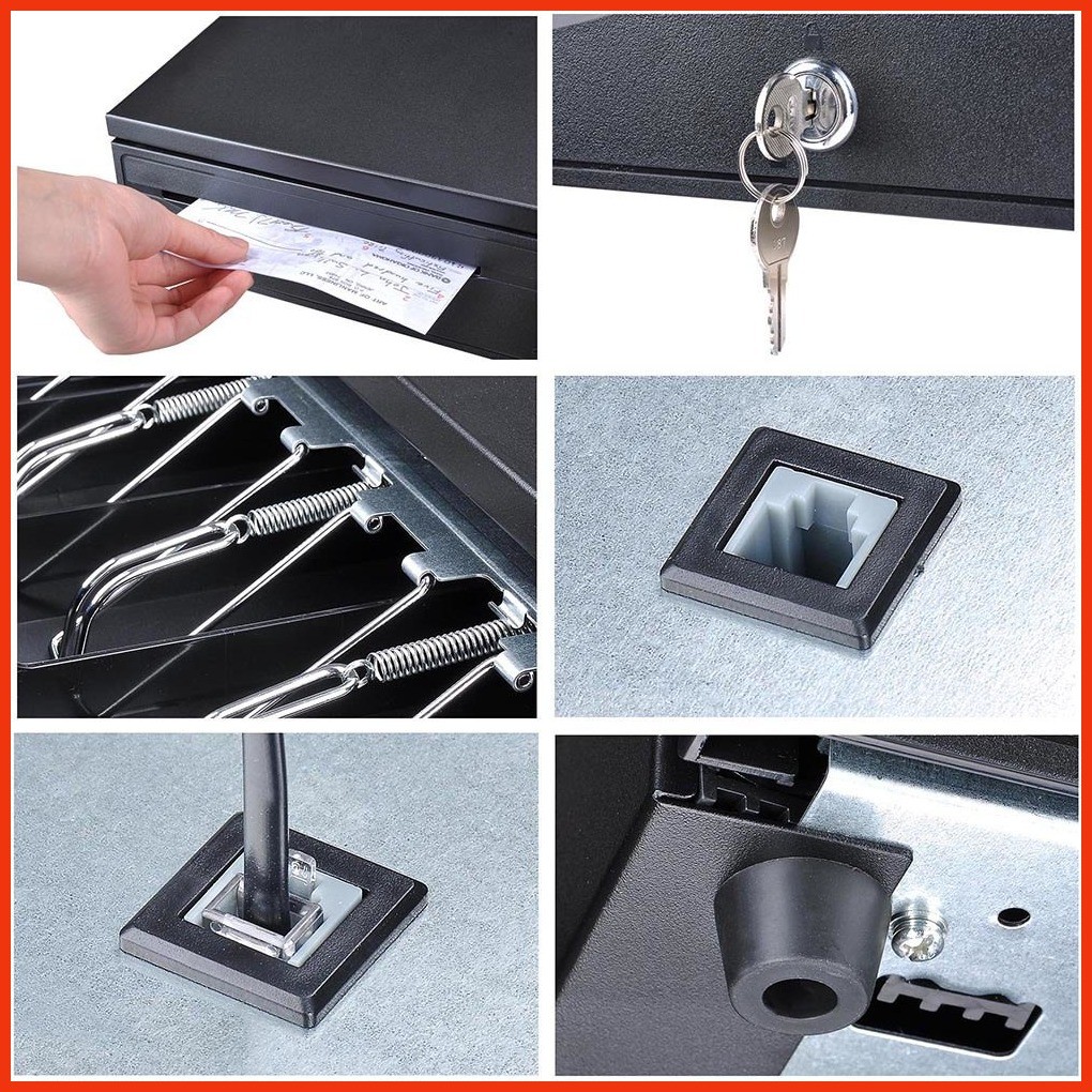 Pos Electronic Drawer-Type Na Cash Box 5 Compartment 3-Speed Cashier ...