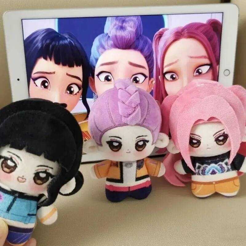 10Cm Anime Kpop Demon Hunters Rumi Zoey Mira Plushies Cosplay Backpack ...
