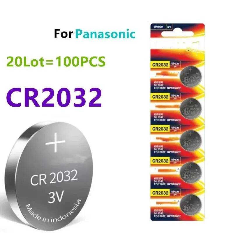 100Pcs 1 48 For Cr2032 Battery Button Cell Car Remote Control Cr 2032 ...