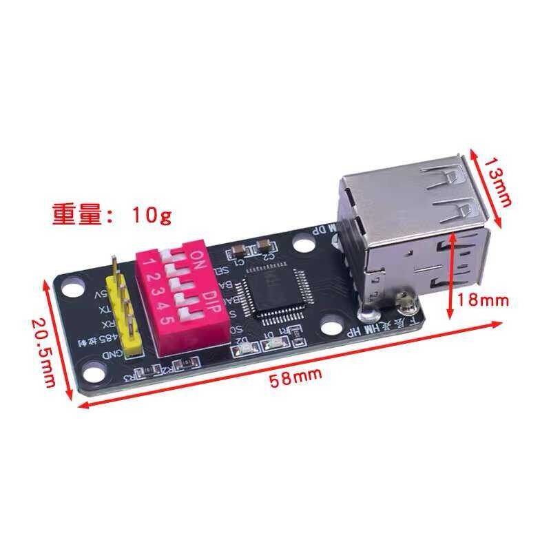 Keyboard Mouse Scanner HID to Serial Port CH9350 Module KVM Extension ...