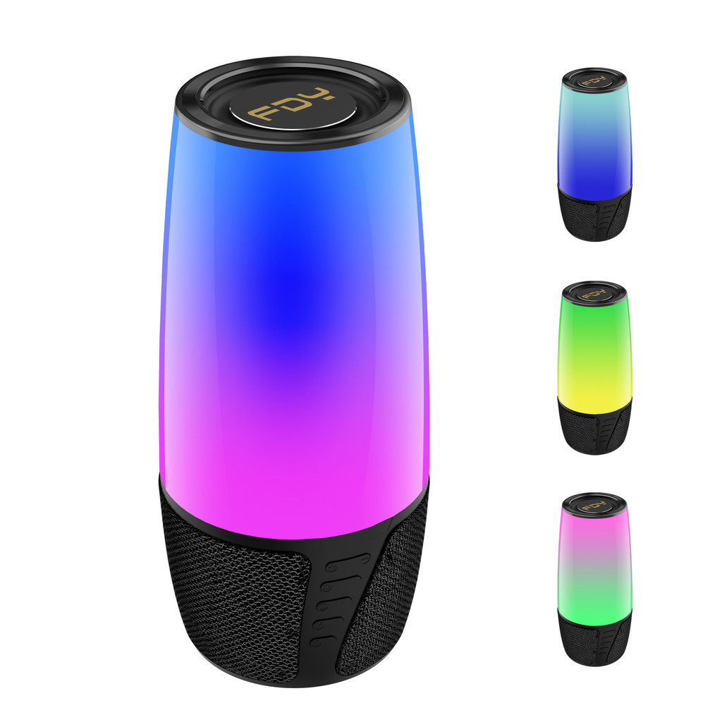 Popular RGB Colorful Light Bluetooth Speaker Atmosphere Light Portable ...