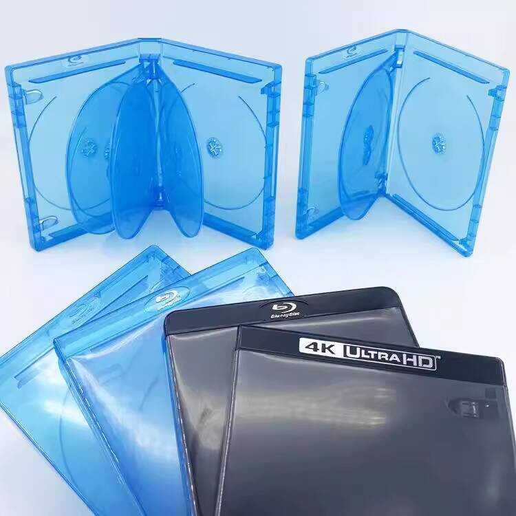 1-10 Piece DVD 4K Movie Large Capacity VCD Plastic Packaging CD Disc ...