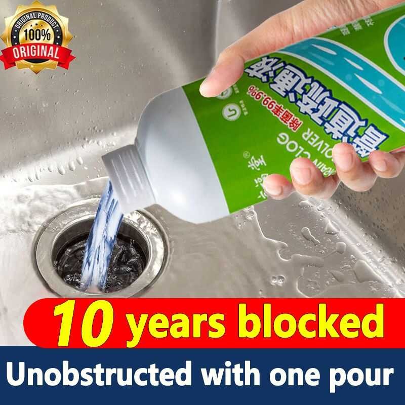 Unclogging Blockage Without Damaging The Pipe 500Ml Sink And Drain ...