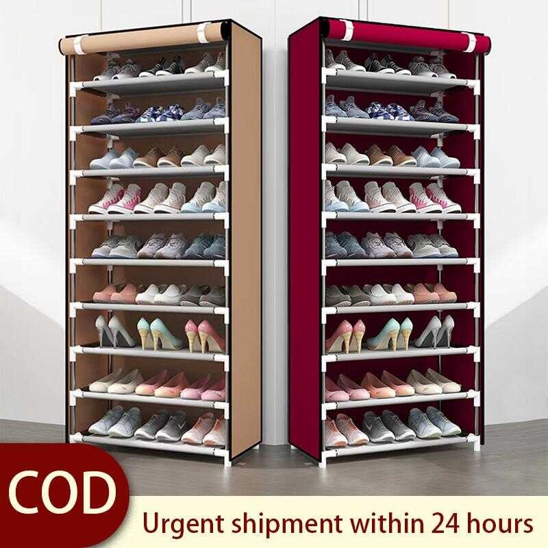 4/5/6/8 Layers Floor Rack Organizer Stainless Steel Home Use Simple ...