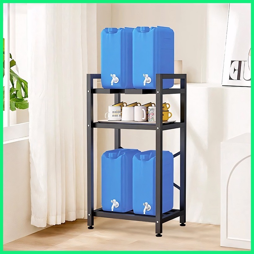 Water Container Rack 3 Layer Heavy Duty Water Bottle Holder Storage ...