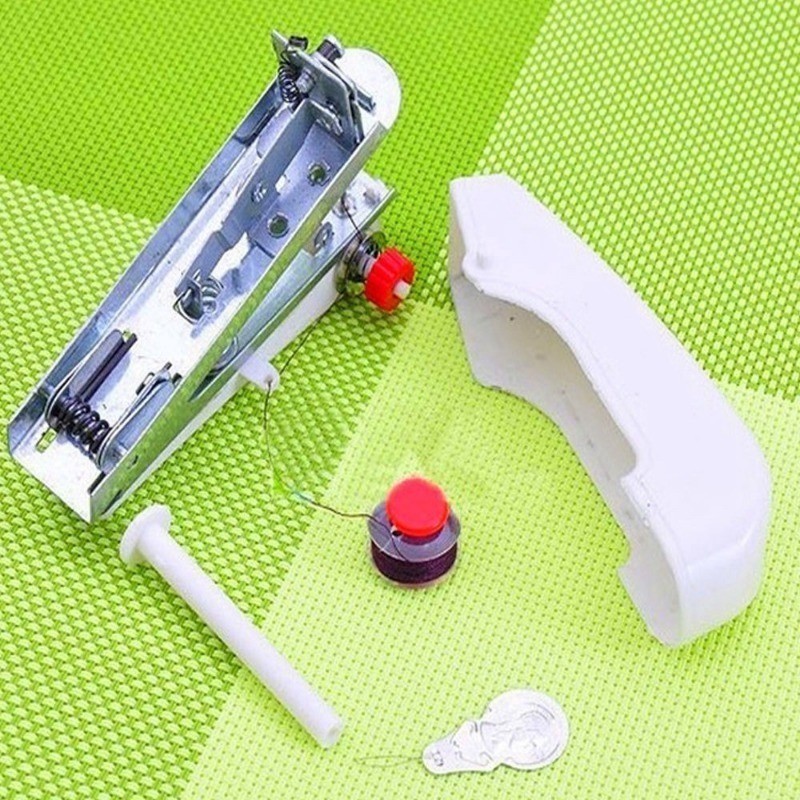 Mini Manual Sewing Machine Portable Sewing Tools Sewing Cloth Fabric ...
