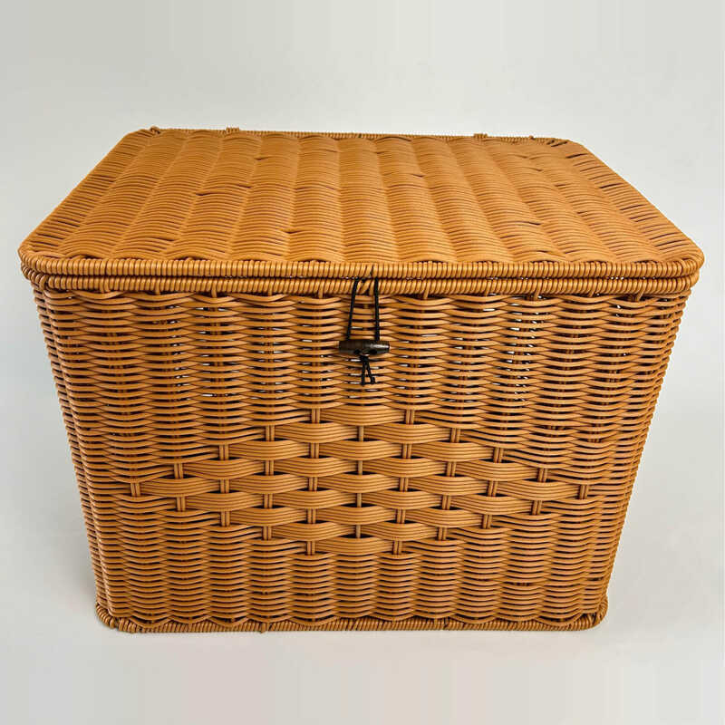 Purely Handmade Rattan Wardrobe Box Bedroom Clothes Toy Organizer ...