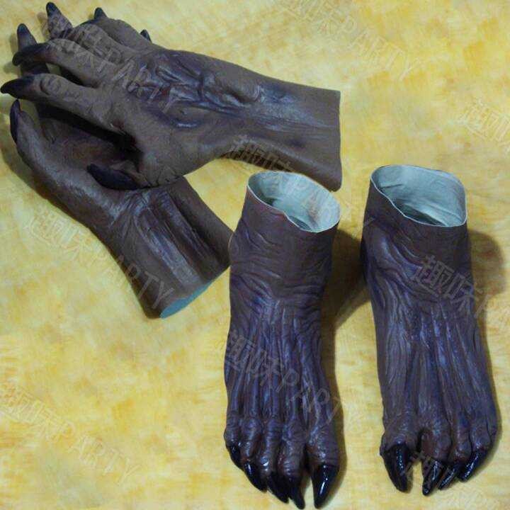 Halloween Horror Ghost Gloves Ball Men's Grim Reaper Equipment Cos ...