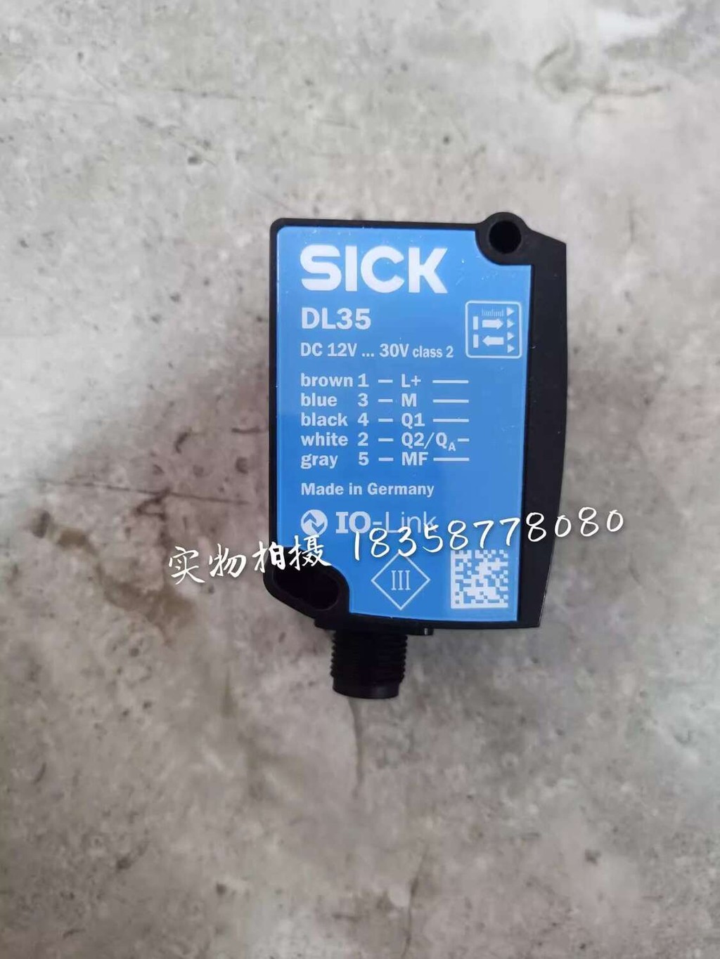 ☑♥ Original Genuine SICK Distance Measuring Sensor DL35-B15552 ...