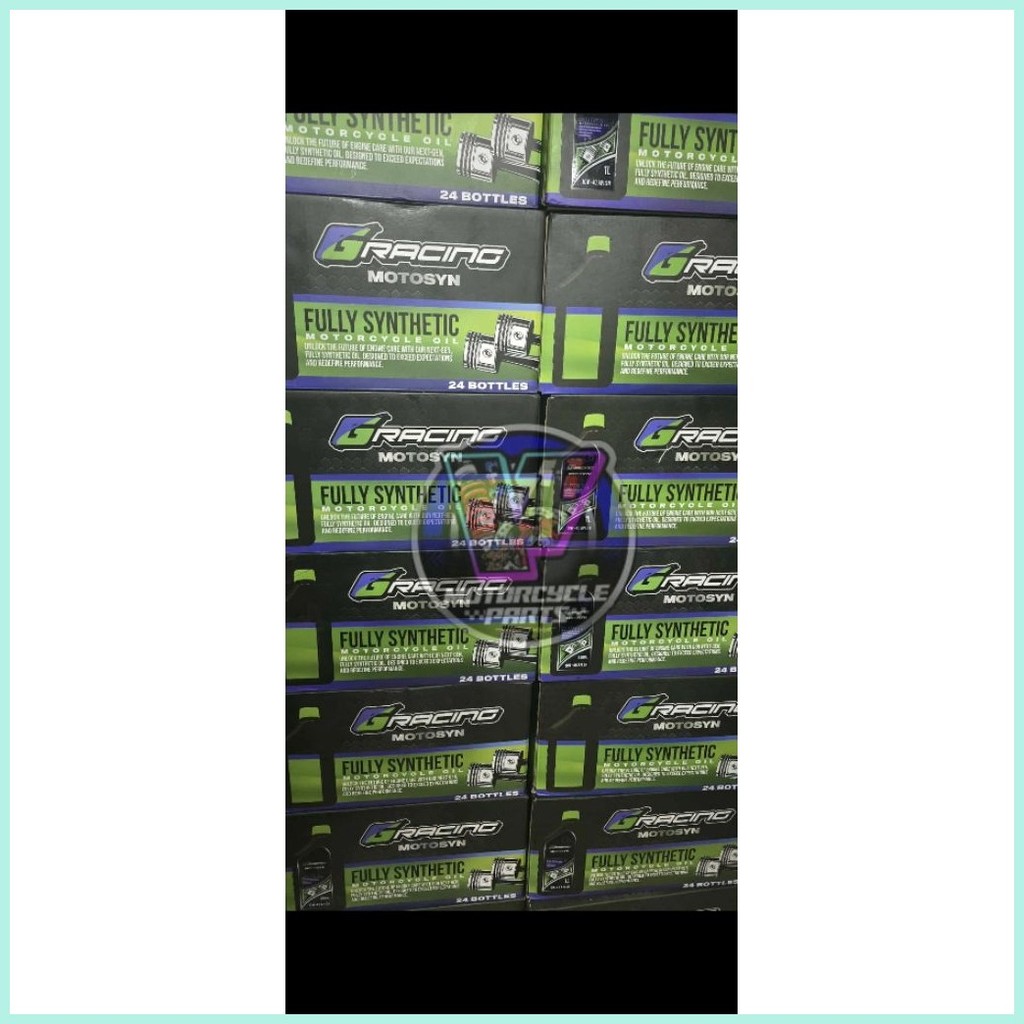 G Racing Fully Synthetic Oil 10w-40 APN SN | Shopee Philippines