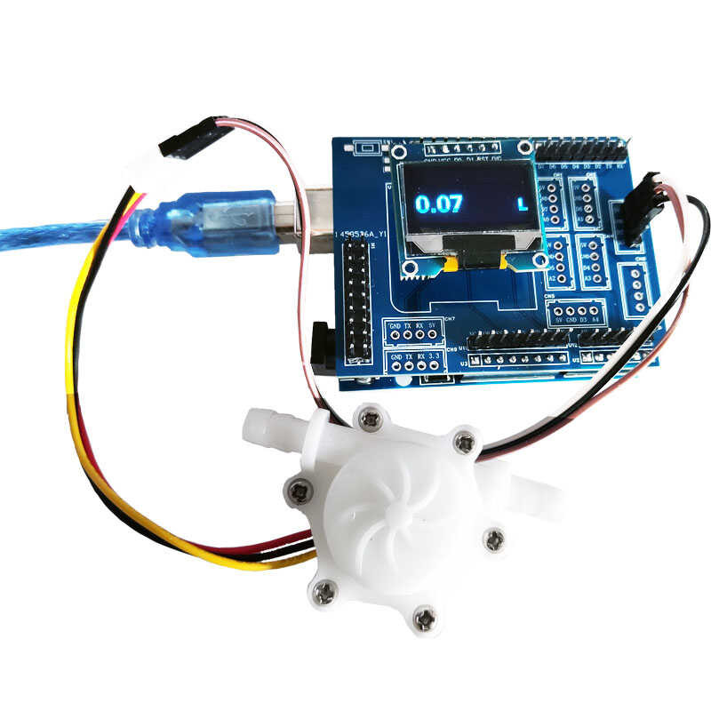 Conroller Compaible wih Arduino Waer Sensor Rae Deecion Hall Flow Meer ...