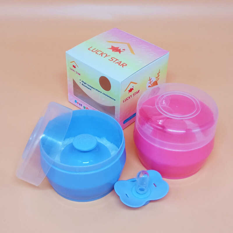 High Quality Baby Powder Container With Pacifier Non Toxic Best LKNP ...
