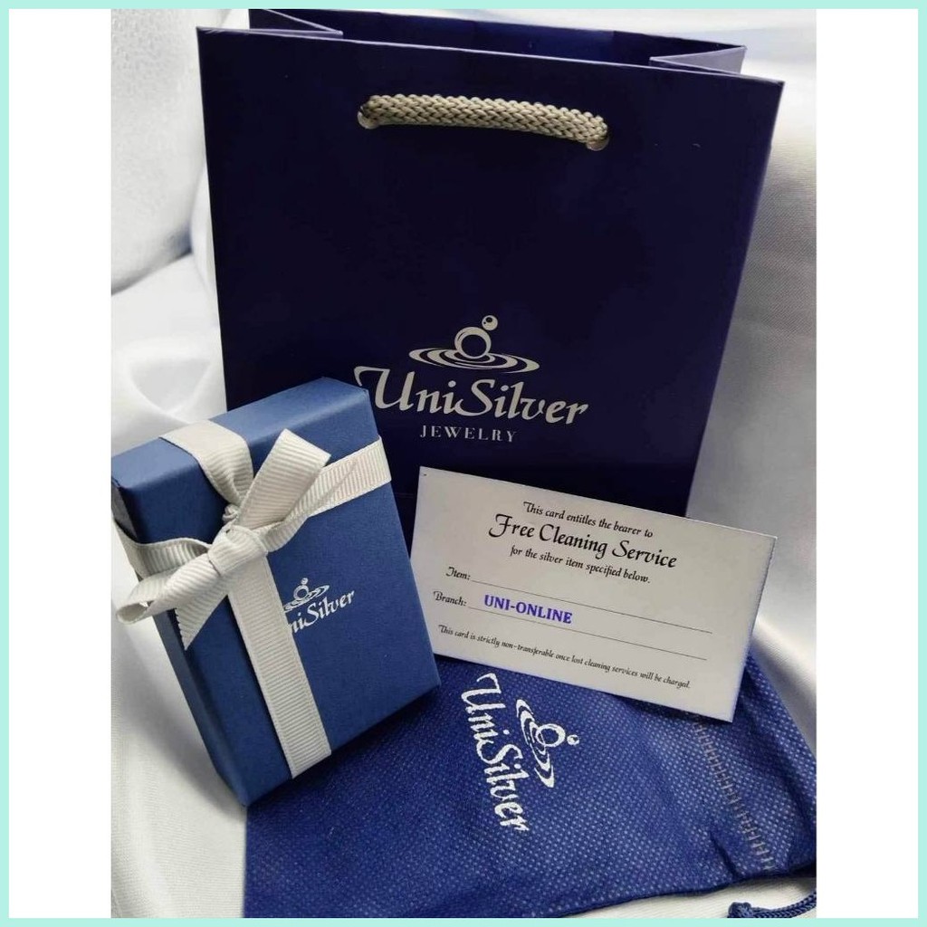 Unisilver 925 Sterling Silver Lady's Necklace (NPS80-1018) | Shopee ...