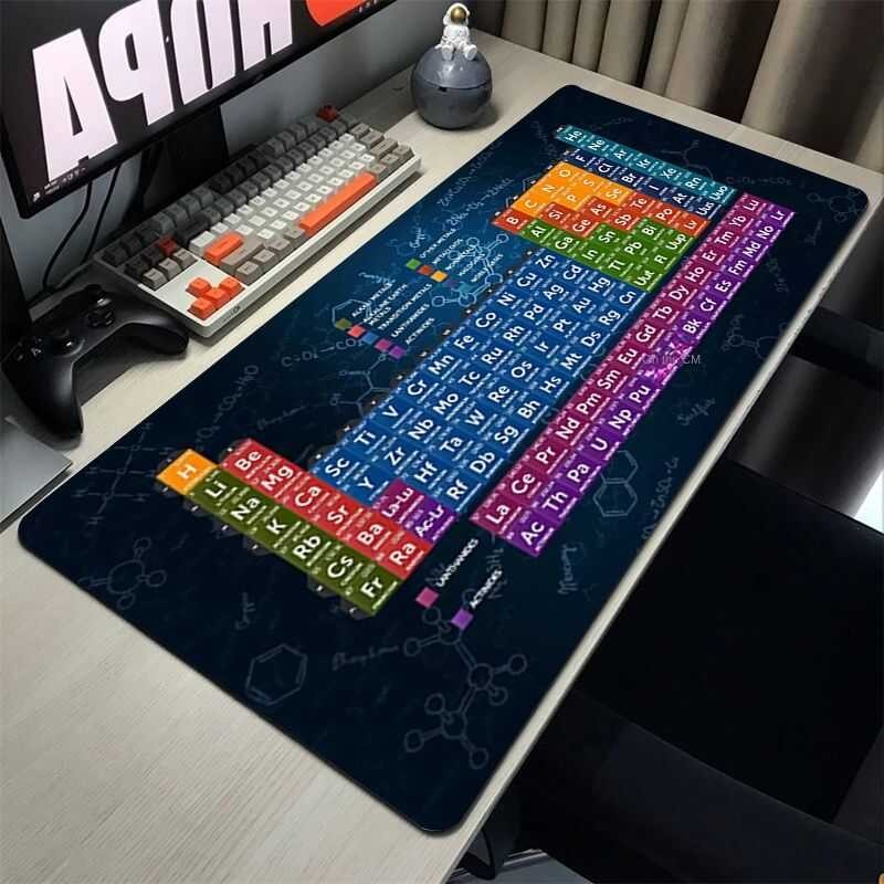 Periodic Table Of Elements Pad Gaming Keyboard Mouse Mats Office ...