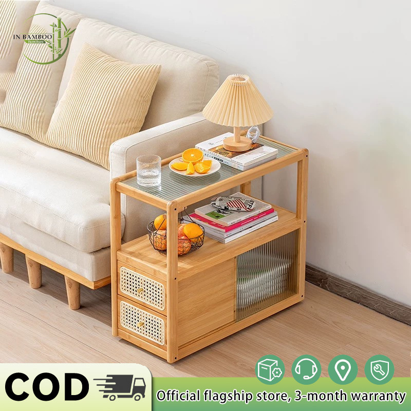 Removable Edge Coffee Table Sofa Side Cabinet Table Storage Rack Corner ...