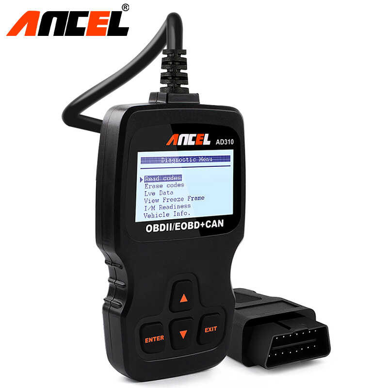 Ancel AD310 CAN OBD2 Code Reader Car Engine Scanner Diagnostic ...