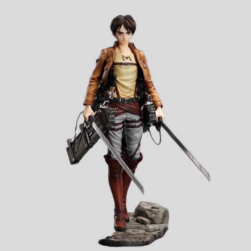 Attack On Titan HBMAX Cloak Ornament MAX Eren Yeager Anime Figure Model ...