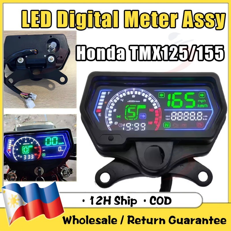 TMX125 Motorcycle LED Digital Meter Assy for Honda CG125 Rusi Tc 125 Tc ...