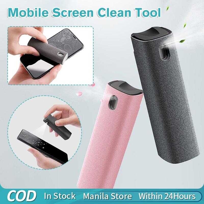 【Cyt】2 In 1 Mobile Phone Spray Screen Cleaner/ Portable Computer Dust ...