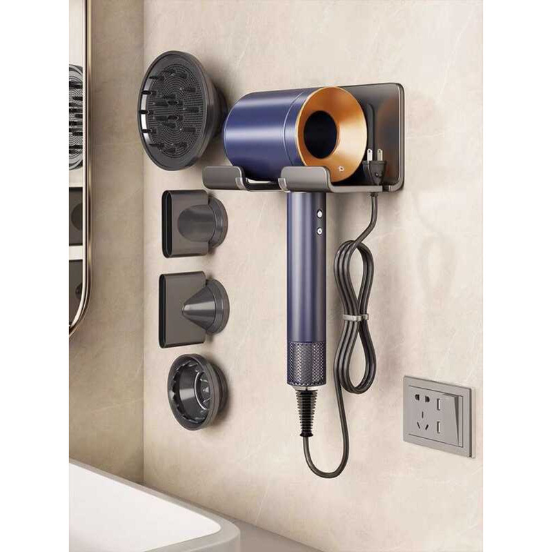 Universal No-Drill Hair Dryer Holder Storage Rack for Chui Mi, Lai Fen ...
