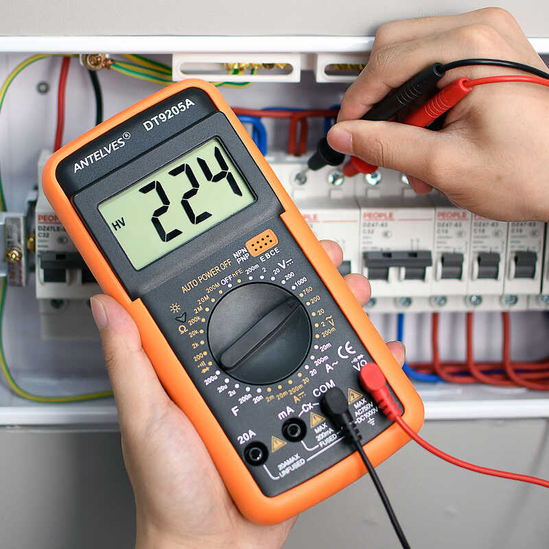 Fluke DT9205A Multimeter High Precision Intelligent Anti-Burn Multi ...
