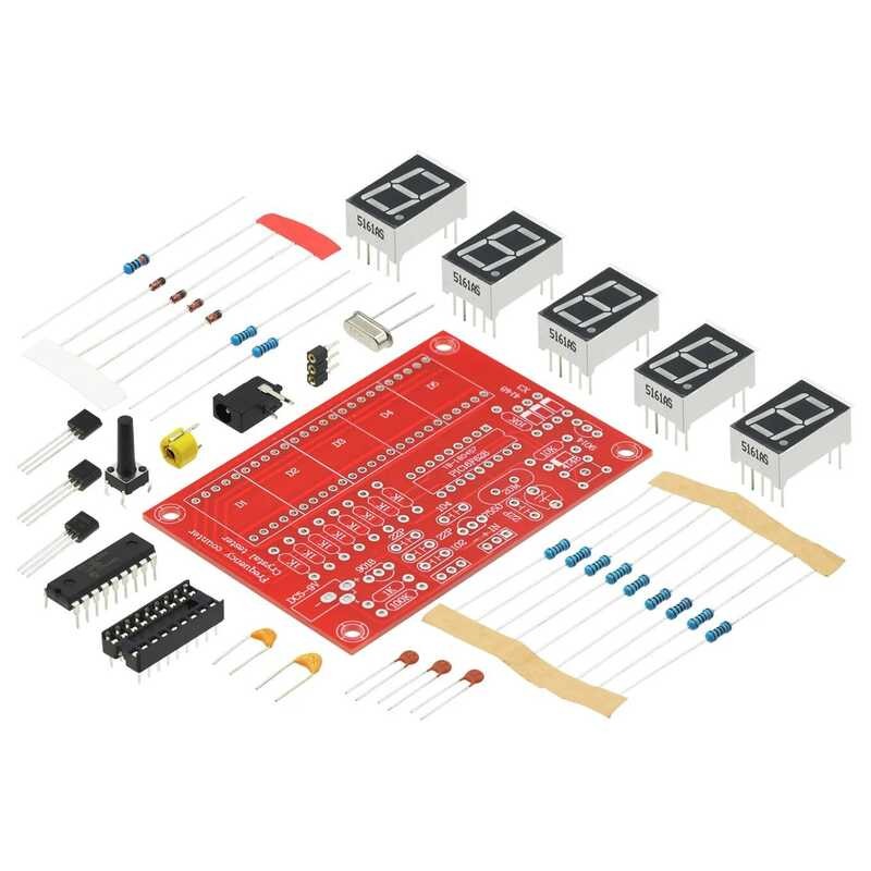 DIY Kits RF 1Hz-50Mhz Crystal Oscillator Frequency Counter Meter ...