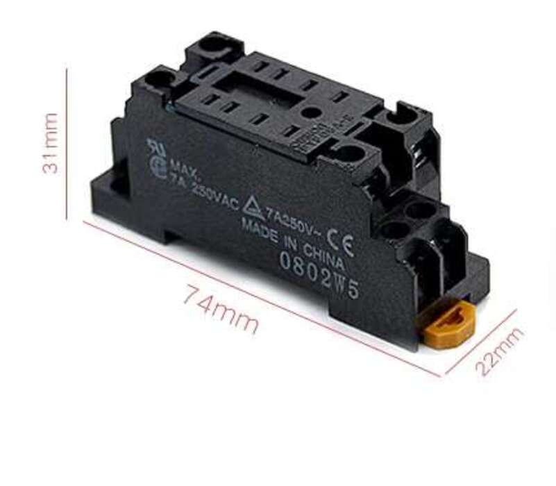 Omron OMRON Small Intermediate Relay Base 8-pin Socket PYF08A-E ...