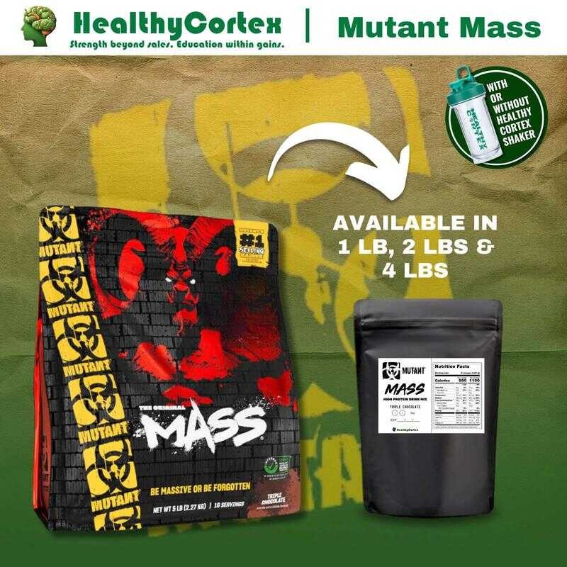Mutant Mass Protein Powder 1 Lb, 2 Lbs, And 4Lbs 906 1B9 | Shopee ...