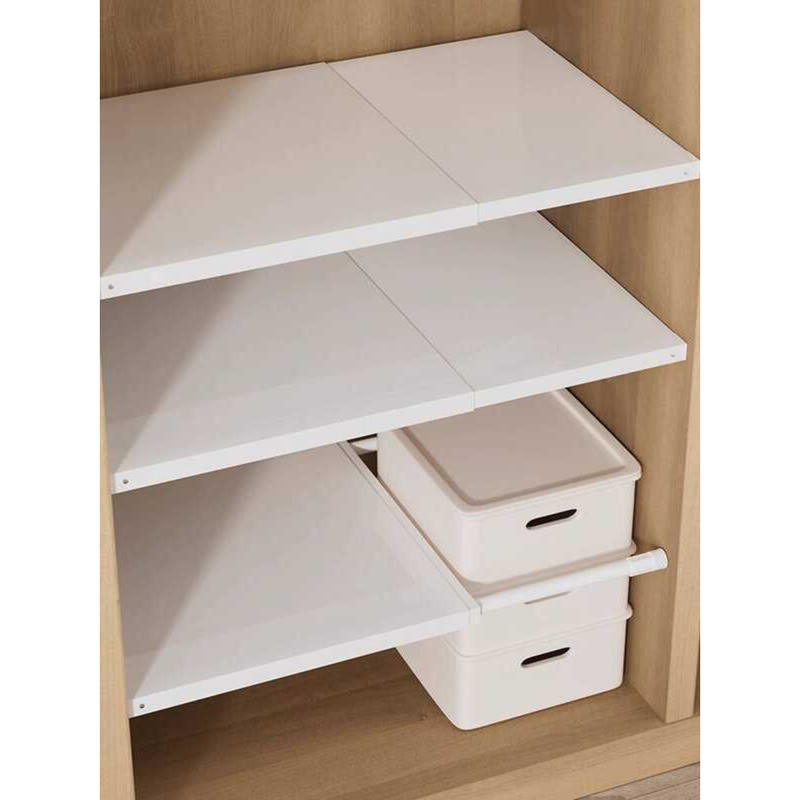 Wardrobe Cabinet Inner Partition Layered Shelf Storage Handy Tool ...