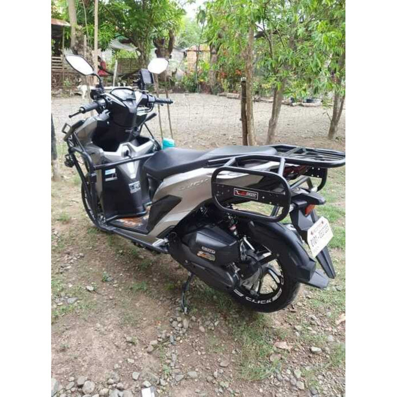 HONDA CLICK V2/V3 - TOP BRACKET BOX WITH SIDE Pannier(Powder Coated ...