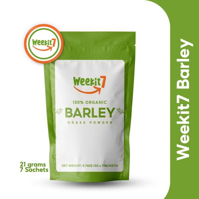 3 Live Barley Grass Powder Get 1 Pouch (7Pcs) Sanchet Drink Beverages ...