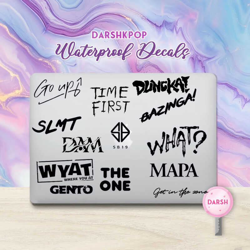 Sb19 Songs Album Gento Mapa Dam Dungka Waterproof Decals Sticker ...