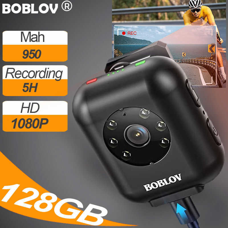 BOBLOV W4 For Vlogging/Rideing Wearable Body Mini Pocket Sports Action ...