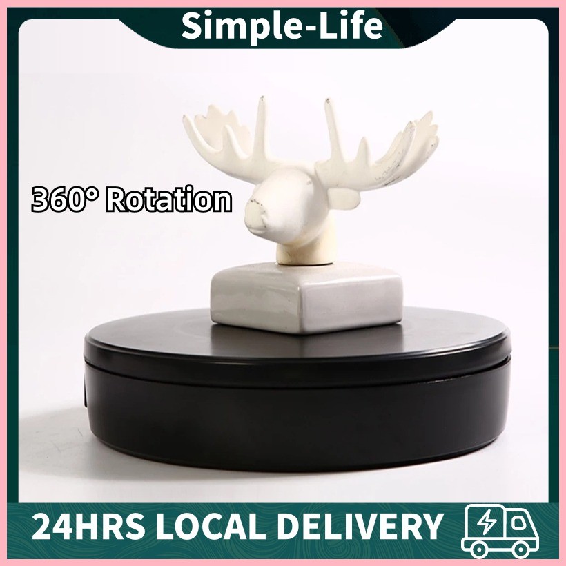 20cm Shelves Rotating Display Stand Electric 360 Degree Rotation ...