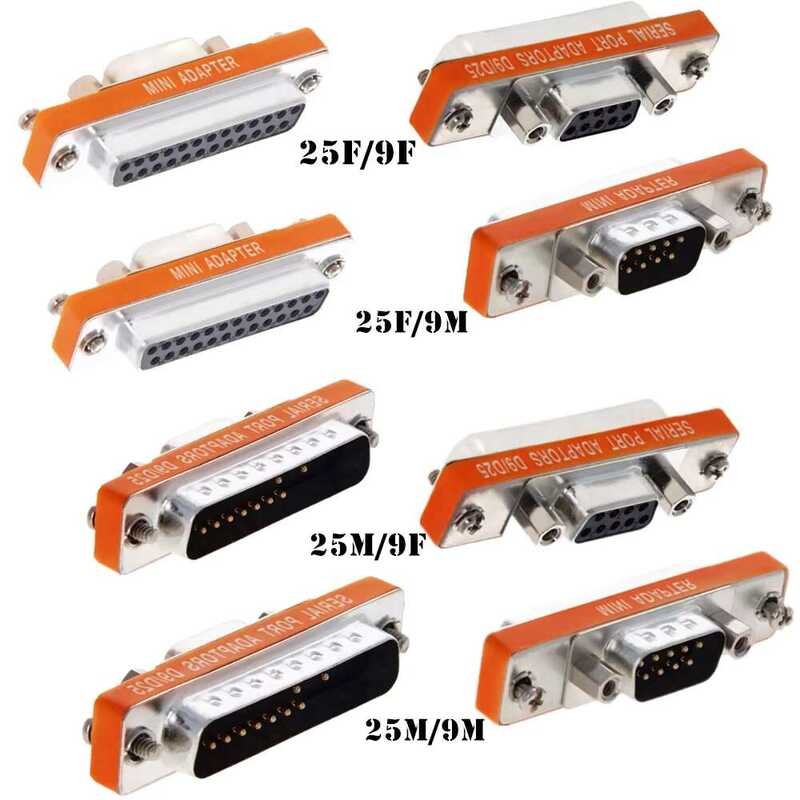 DB9 DB25 Male RS232 Connector D9/D25 Adapter Serial 9P 25P Female ...