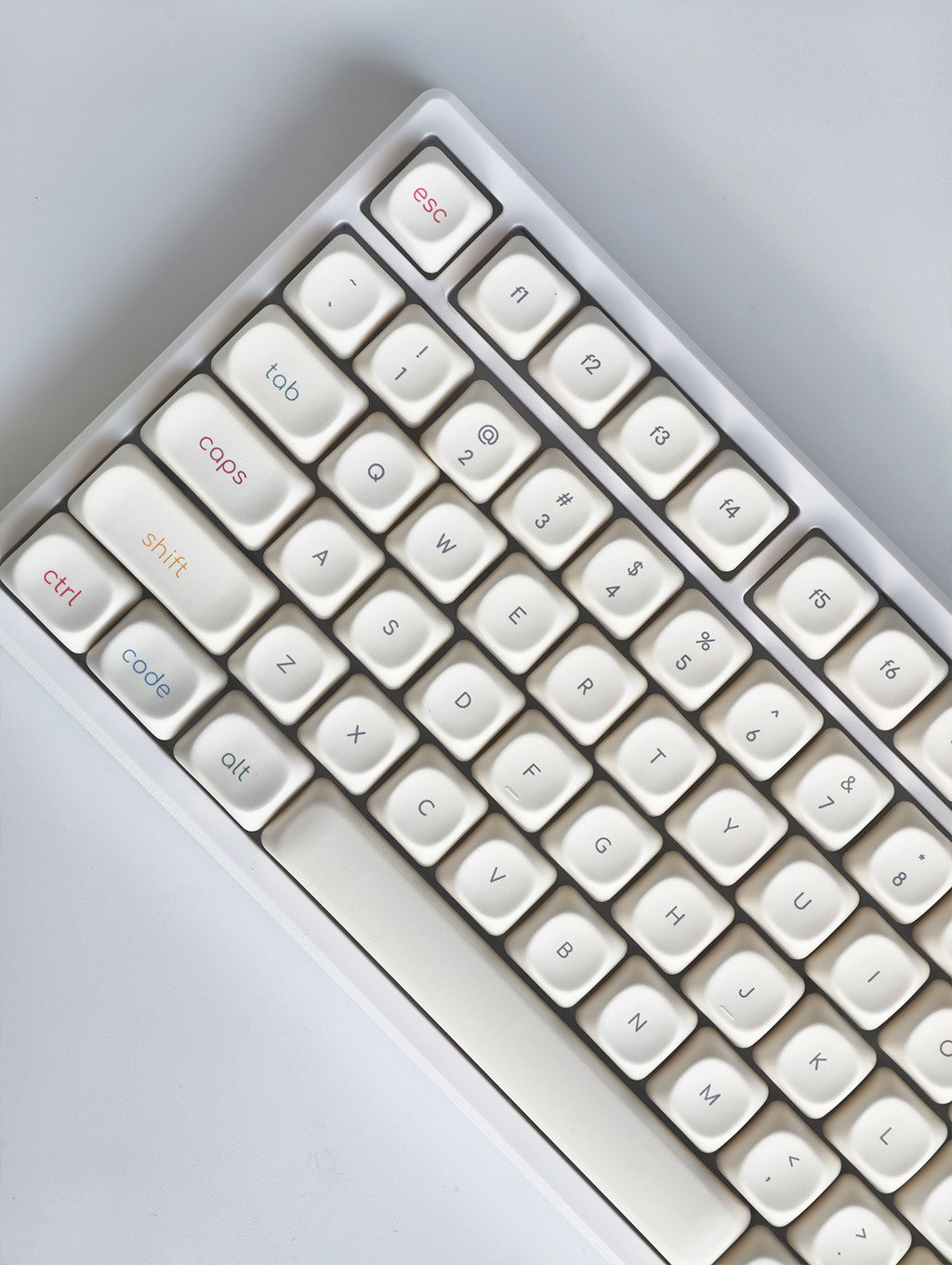 Minimalist Keycaps MOA Profile PBT 124 Keys Dye Sublimation Aula F75 ...